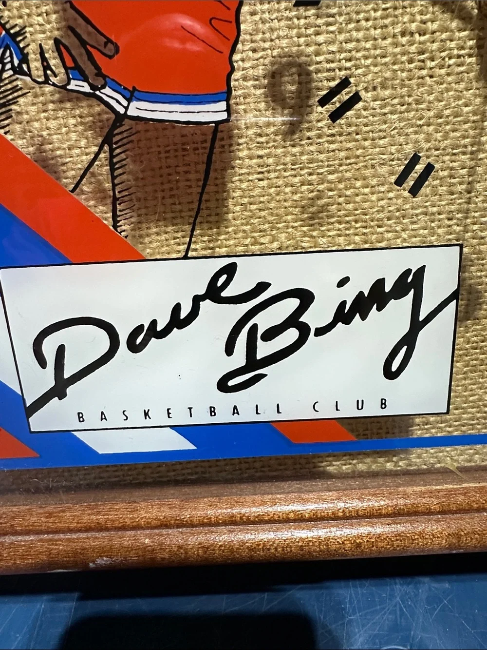 Vintage and rare Dave Bing wall clock